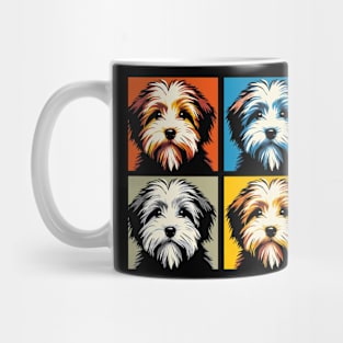 Pop Retro Tibetan Terrier Art - Cute Puppy Mug